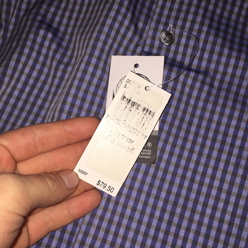 men’s Calvin Klein button down shirt 16 1/2 34/35 - Picture 4 of 6